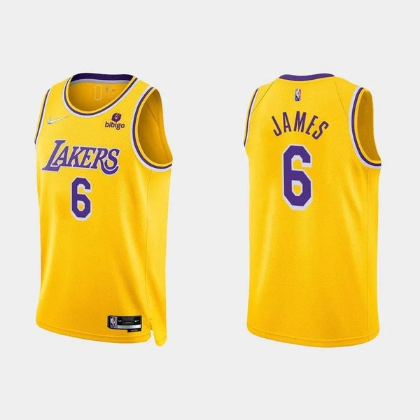 Camiseta NBA 75th Anniversary DIAMOND EDITION Swingman - Lakers Amarillo 21/22 - James #6