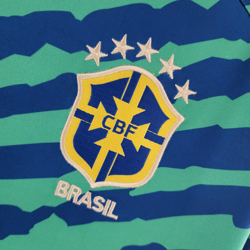 Camiseta Pre Match Brasil - 22/23