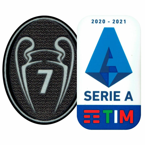 20-21 Serie A + UCL 7 Veces Trofeo Parches