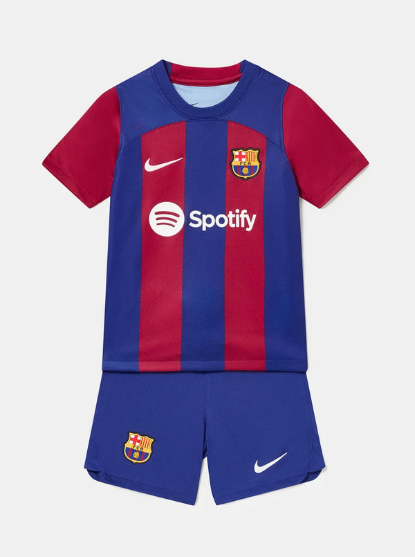 Camisa e Pantalones Cortos para Niño FC Barcelona Home 23/24