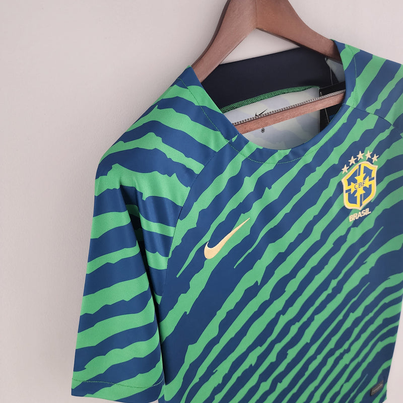 Camiseta Pre Match Brasil - 22/23