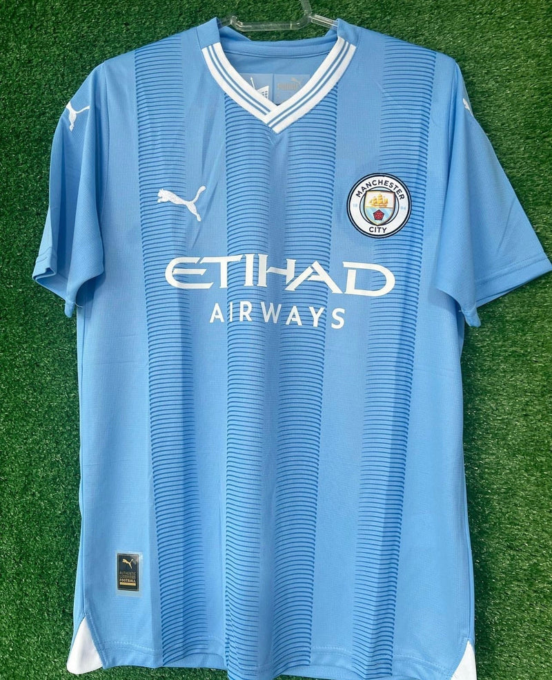 Camiseta Manchester City Home 23/24 - Con Parche UCL