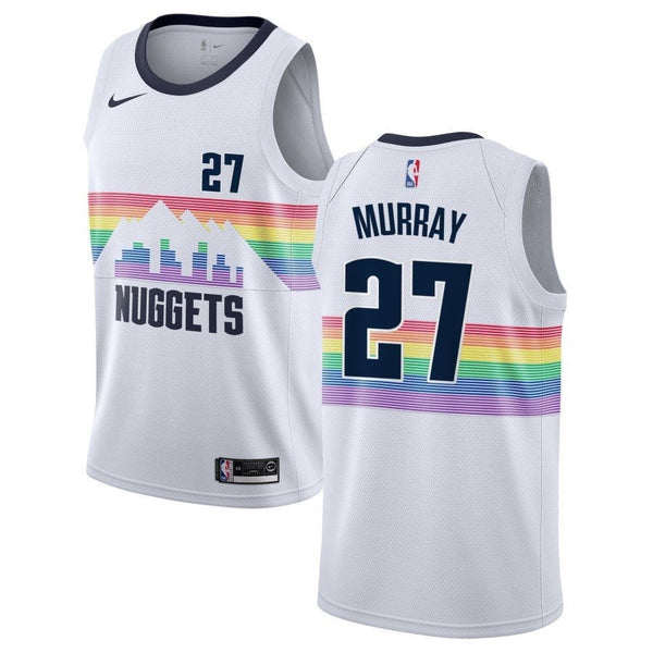 Camiseta NBA - Denver Nuggets Branca City - Murray #27