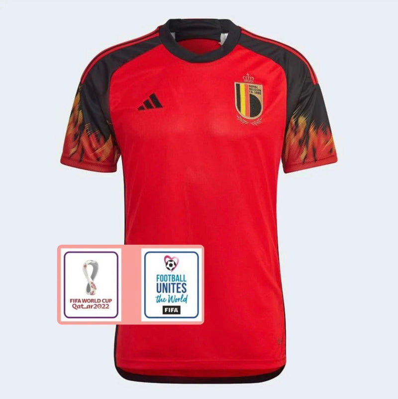 Camiseta Selección Bélgica Home 22/23 - Parche Copa Del Mundo