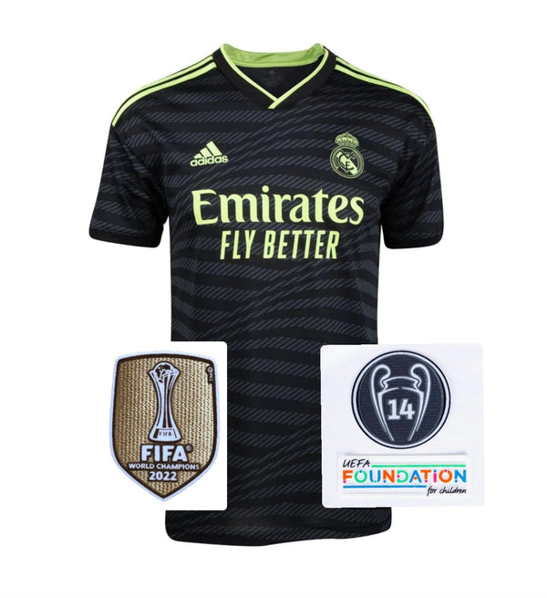 Camiseta Real Madrid II Campeones CWC + UCL