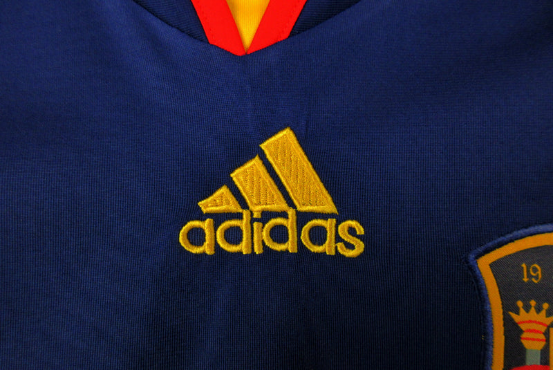 Camiseta Retro España 2010 Segunda Equipación Azul Marino