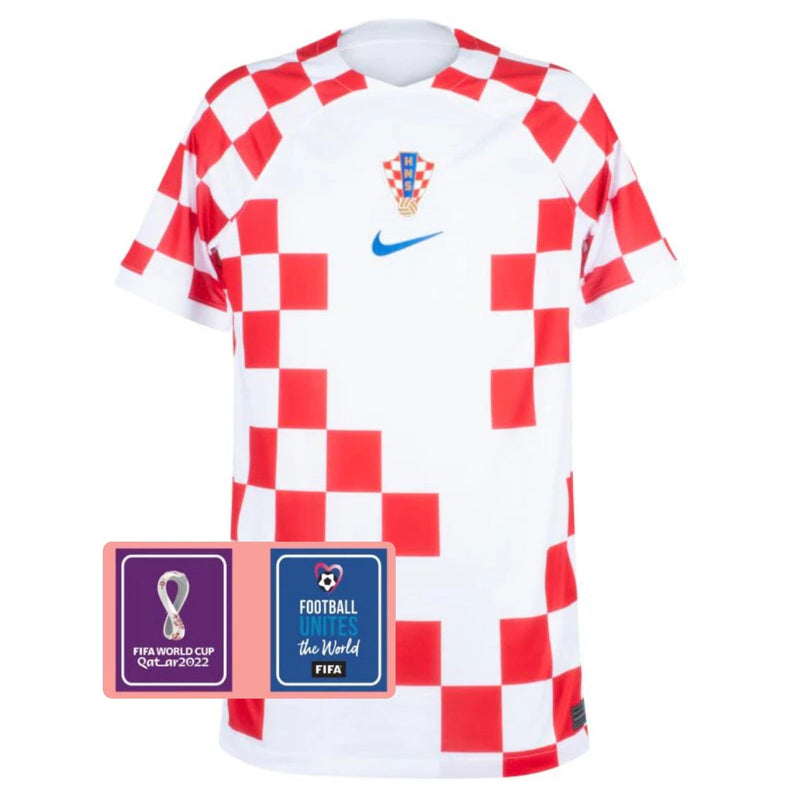 Camiseta Croacia l 2022-2023 - Parche Copa Del Mundo